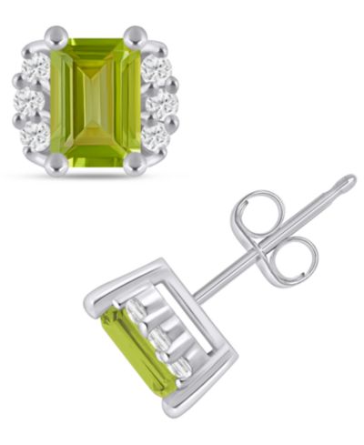 Peridot/ White Gold