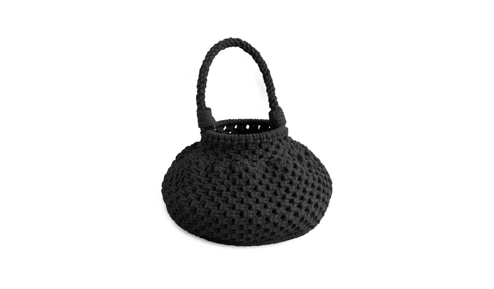 NAGA Сумка-ведро Macrame Black