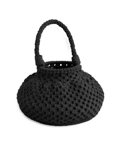 NAGA Сумка-ведро Macrame Black