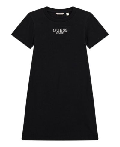 GUESS Girl' 7-16 Short-Sleeve Rib Dress