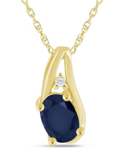 Sapphire Yellow Gold