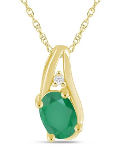 Emerald Yellow Gold