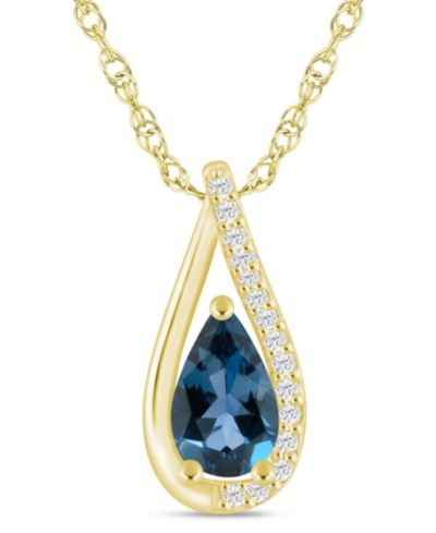 London Blue Topaz White Gold