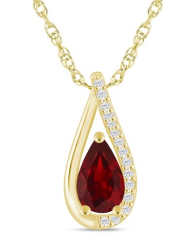 Garnet White Gold