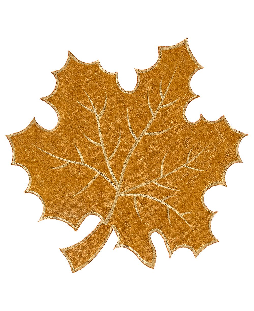 Текстурированная тканевая подставка под тарелку Elrene Leaf Placemat