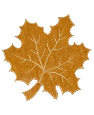 Текстурированная тканевая подставка под тарелку Elrene Leaf Placemat