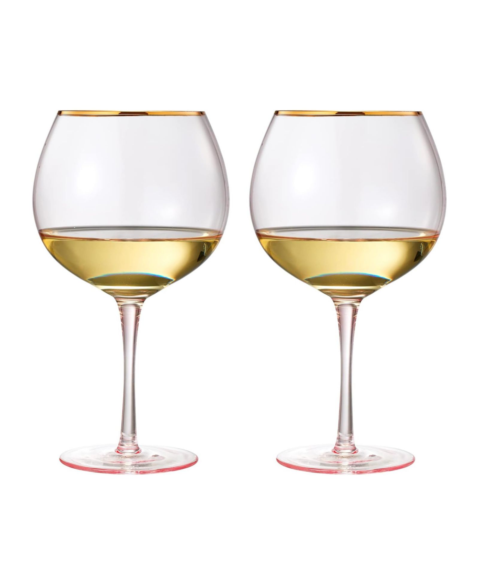 Набор винных бокалов The Wine Savant Gold Rim