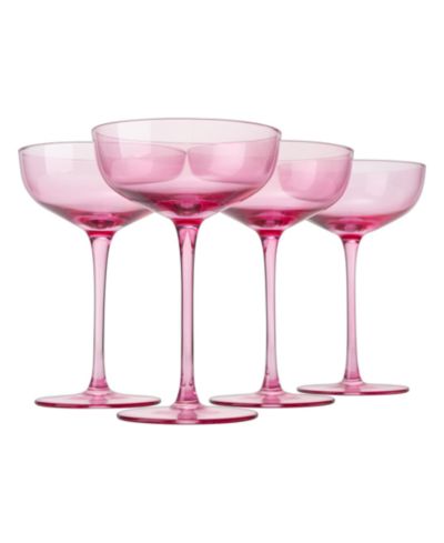 The Wine Savant Classic Coupe Glasses, Set of 4