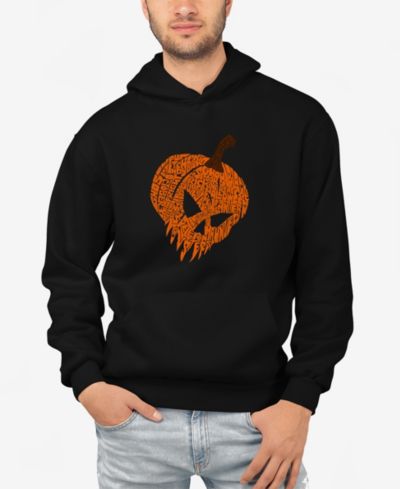 LA Pop Art Мужской худи с принтом Evil Pumpkin Word Art