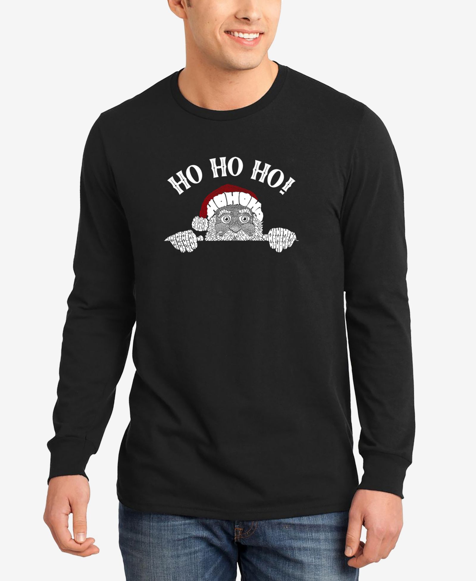 Мужская футболка LA Pop Art Black Cincinnati Reds Long Sleeve с принтом
