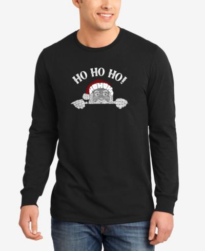 Мужская футболка LA Pop Art Black Cincinnati Reds Long Sleeve с принтом