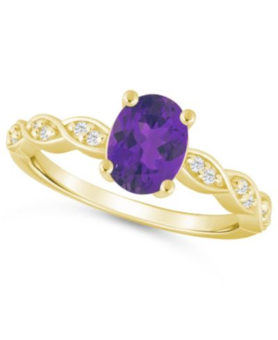 Amethyst / Yellow Gold