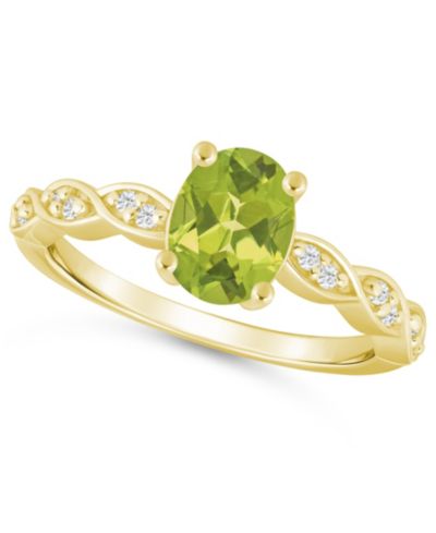 Peridot / Yellow Gold