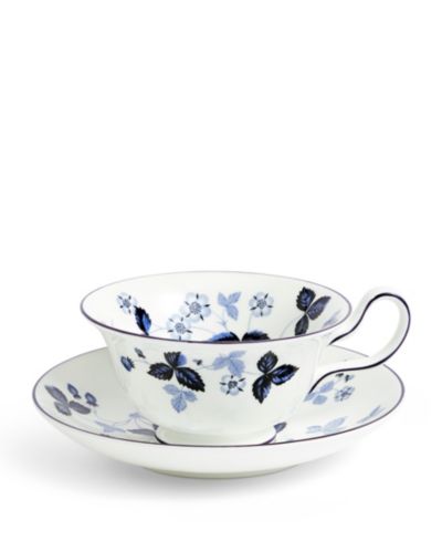 Wedgwood Wild Strawberry Teacup and Saucer Set