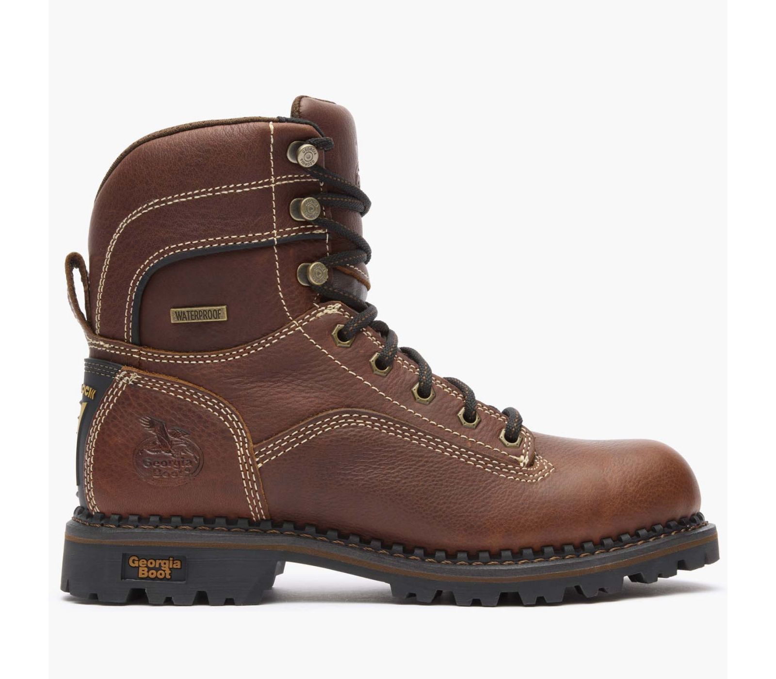 GEORGIA BOOT Men's Rumbler 8inch Composite Toe Waterproof Work Boot