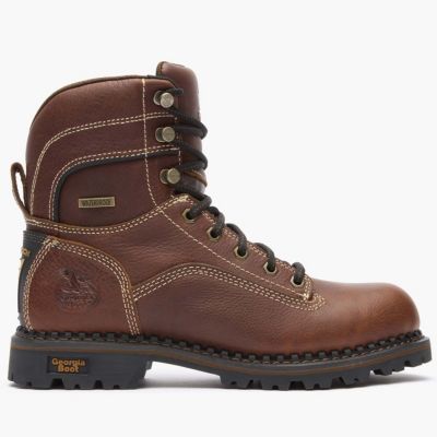 Мужские водонепроницаемые рабочие ботинки GEORGIA BOOT Rumbler 8inch Composite Toe