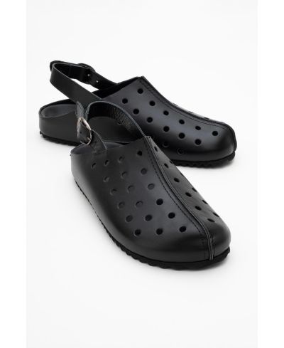 Forever & Always Shoes Женские кожаные сабо Justa
