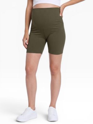 Женские беременные шорты Motherhood Maternity 6 1/2" Ribbed Biker Short