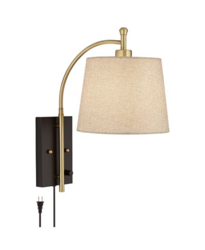 Настенный светильник 360 Lighting Chester Modern Swing Arm, латунь/черный