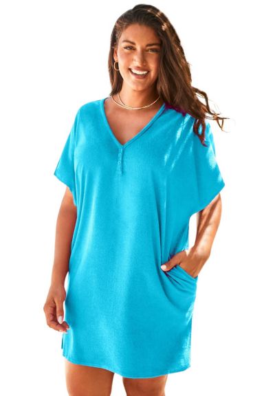 Женский туник Swimsuits for All French Terry Lightweight Cover Up