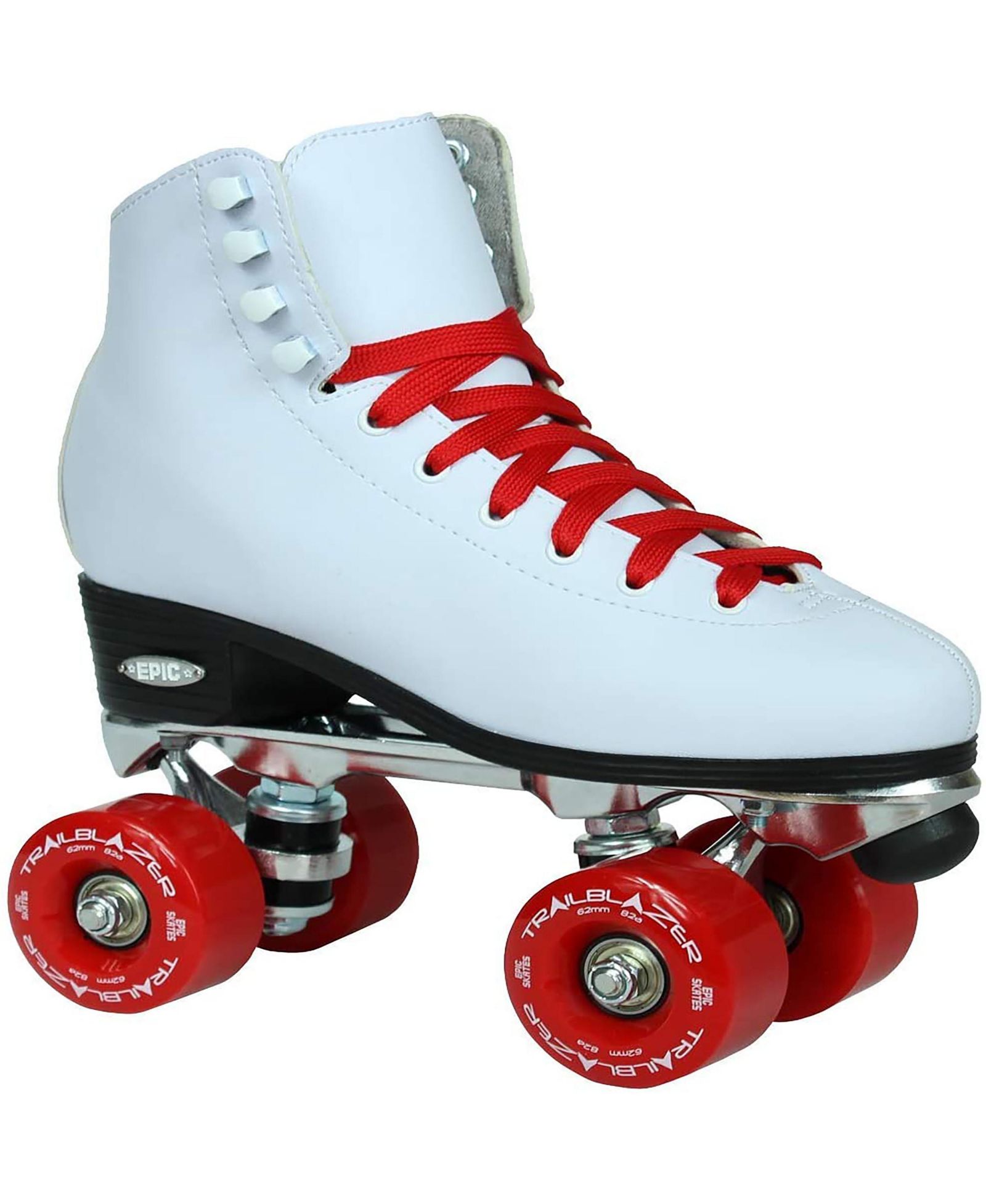 Роликовые коньки Epic Classic White & Red Quad