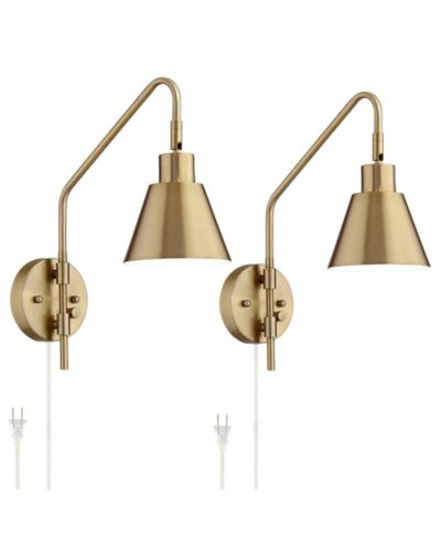 Комплект из 2 настенных ламп 360 Lighting Marybel Modern Swing Arm