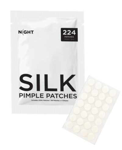 NIGHT Гидроколлоидные ночные патчи от прыщей - 224 шт, Mega Pack, Silk-Backed
