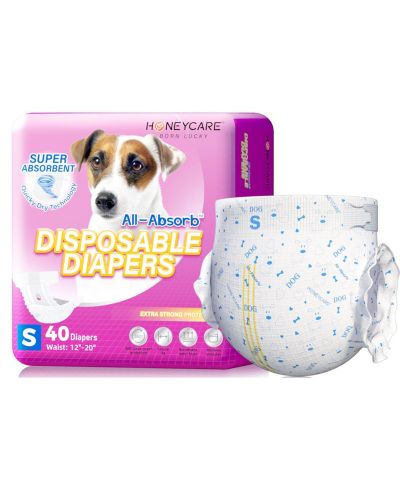 HoneyCare одноразовые подгузники для собак Small, 12-20 inches, 80ct