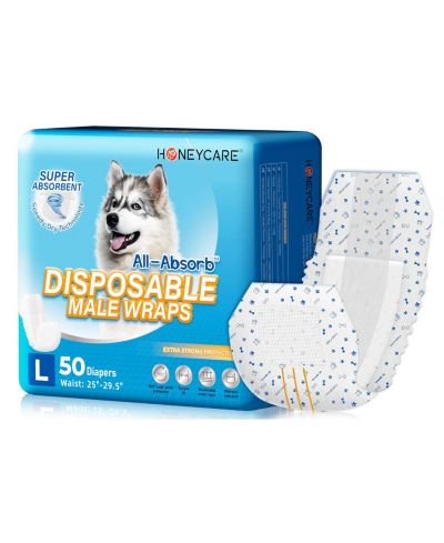 HoneyCare впитывающая подстилка для собак с принтом костей, Large, 100ct