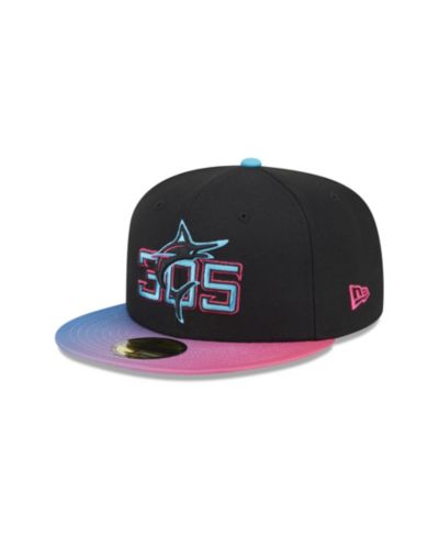 Мужская кепка New Era Black Miami Marlins 2025 City Connect 59FIFTY