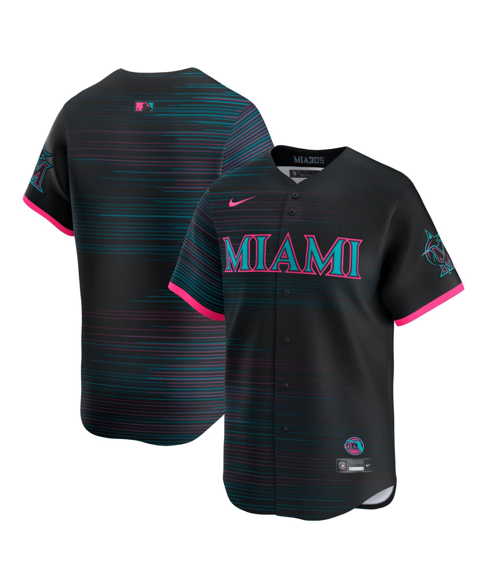 Nike Мужская джерси Miami Marlins 2025 City Connect Limited
