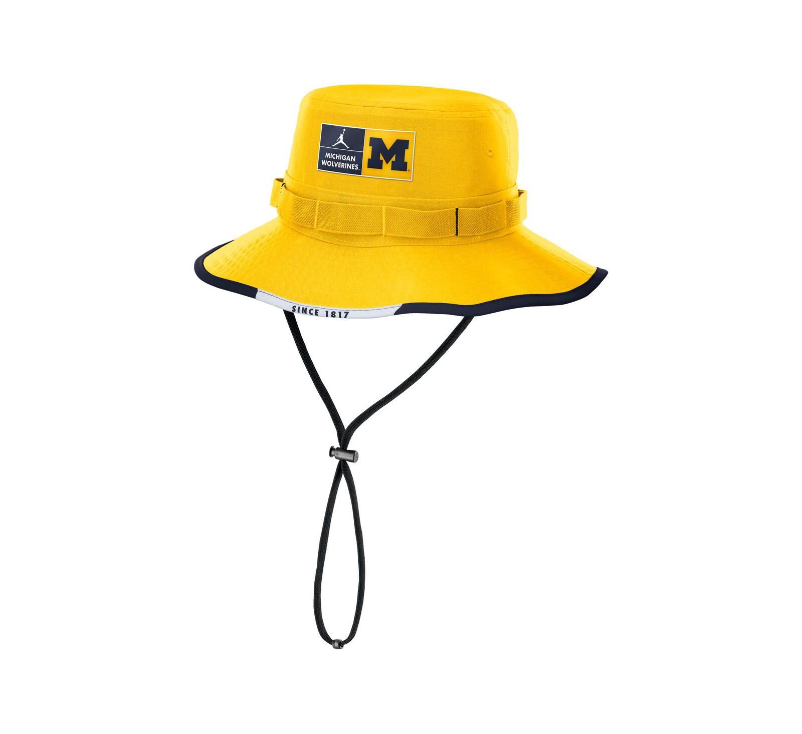 Jordan Мужская кепка Maize Michigan Wolverines Apex Swoosh Boonie