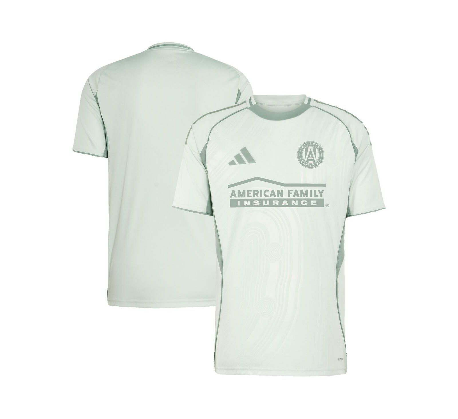 Джерси adidas Men's Light Green Atlanta United FC 2025 One Planet Pre-Match