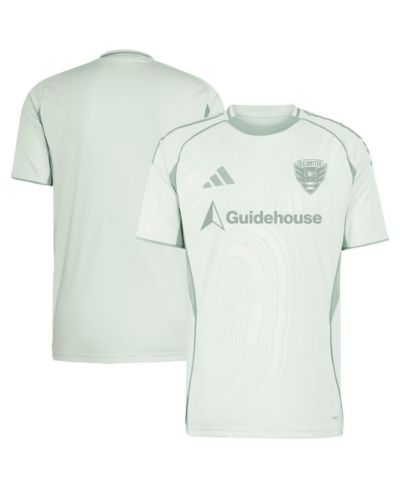 Мужская джерси Adidas D.C. United 2025 One Planet Pre-Match светло-зеленого цвета