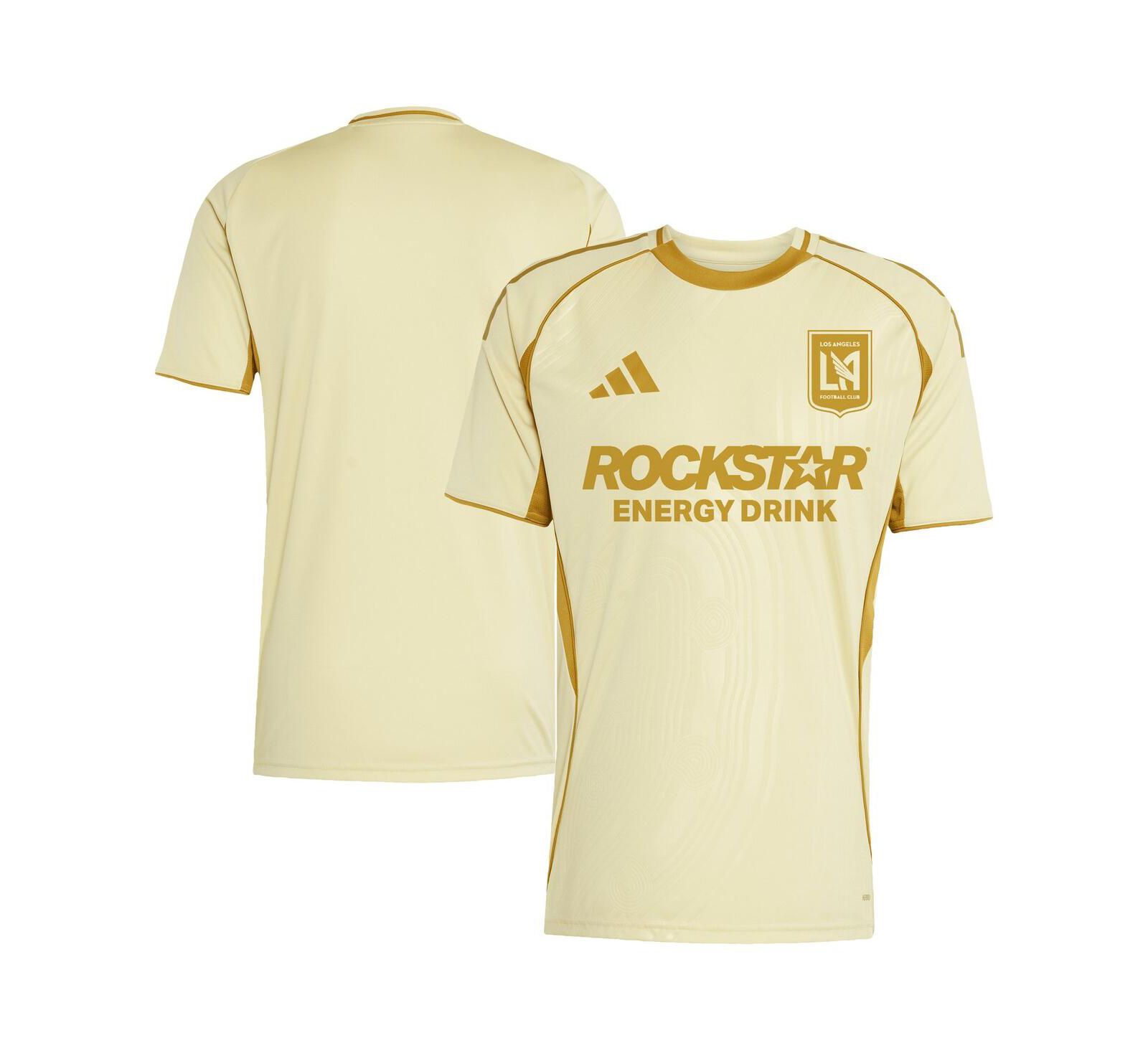 Adidas Men's Tan LAFC 2025 One Planet Pre-Match Jersey