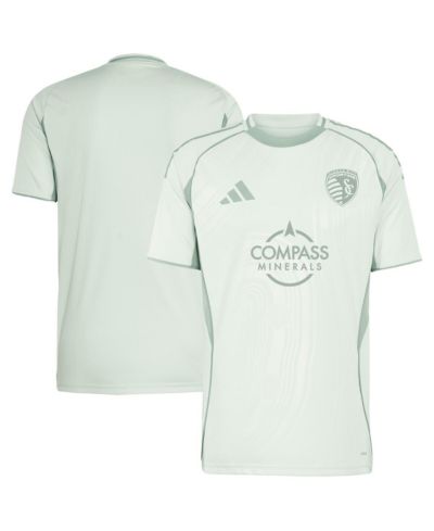 Мужское спортивное джерси adidas Light Green Sporting Kansas City 2025 One Planet Pre-Match