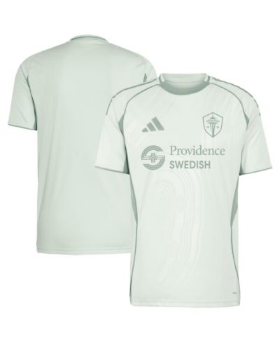 adidas Мужская джерси Seattle Sounders FC 2025 One Planet Pre-Match, светло-зеленая