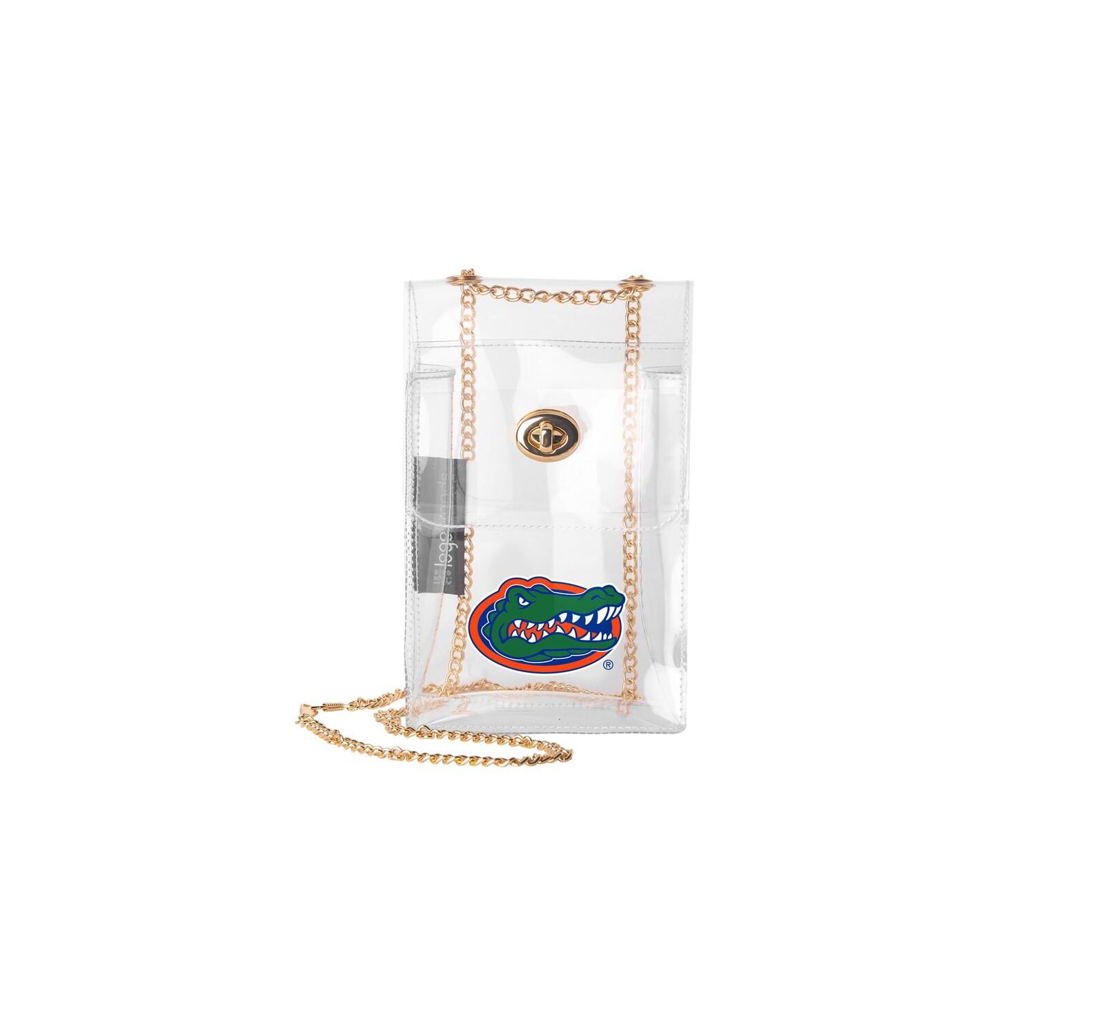 Logo Brands Florida Gators Clear Essential Crossbody Purse