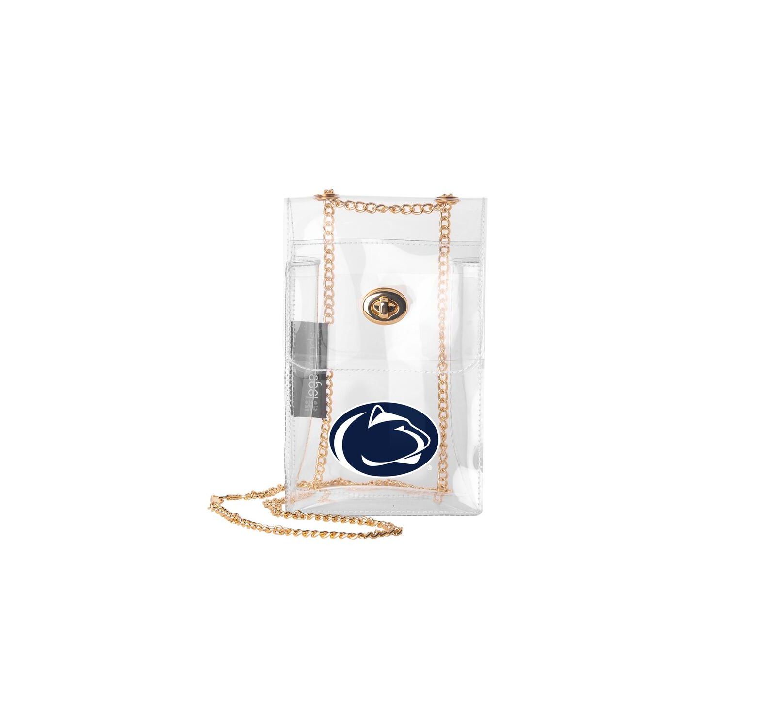 Logo Brands Penn State Nittany Lions Clear Essential Crossbody Purse