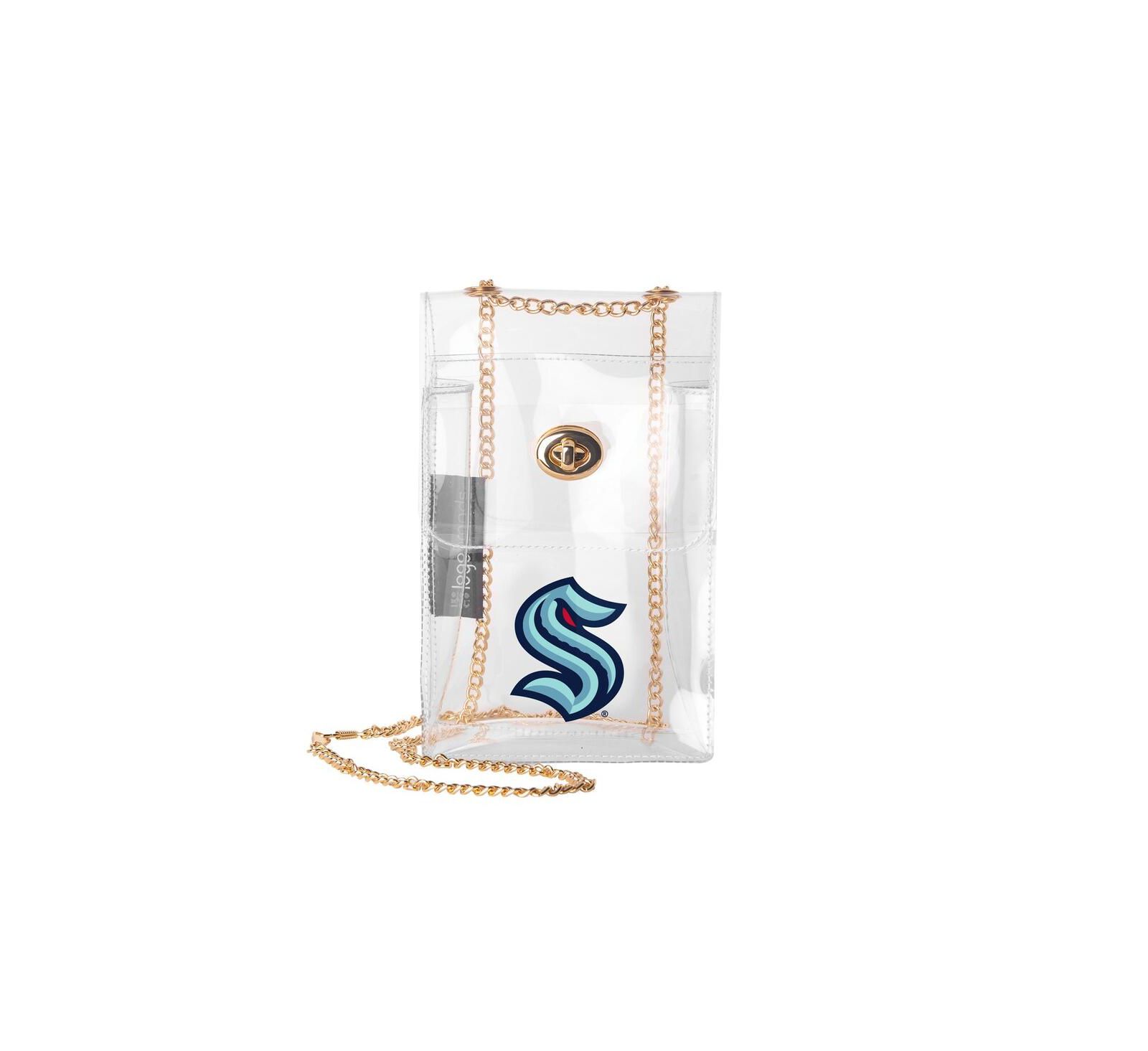 Logo Brands Seattle Kraken Clear Essential Crossbody Purse