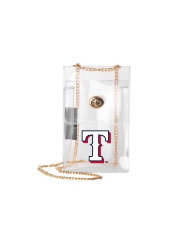 Прозрачная сумка через плечо Logo Brands Texas Rangers