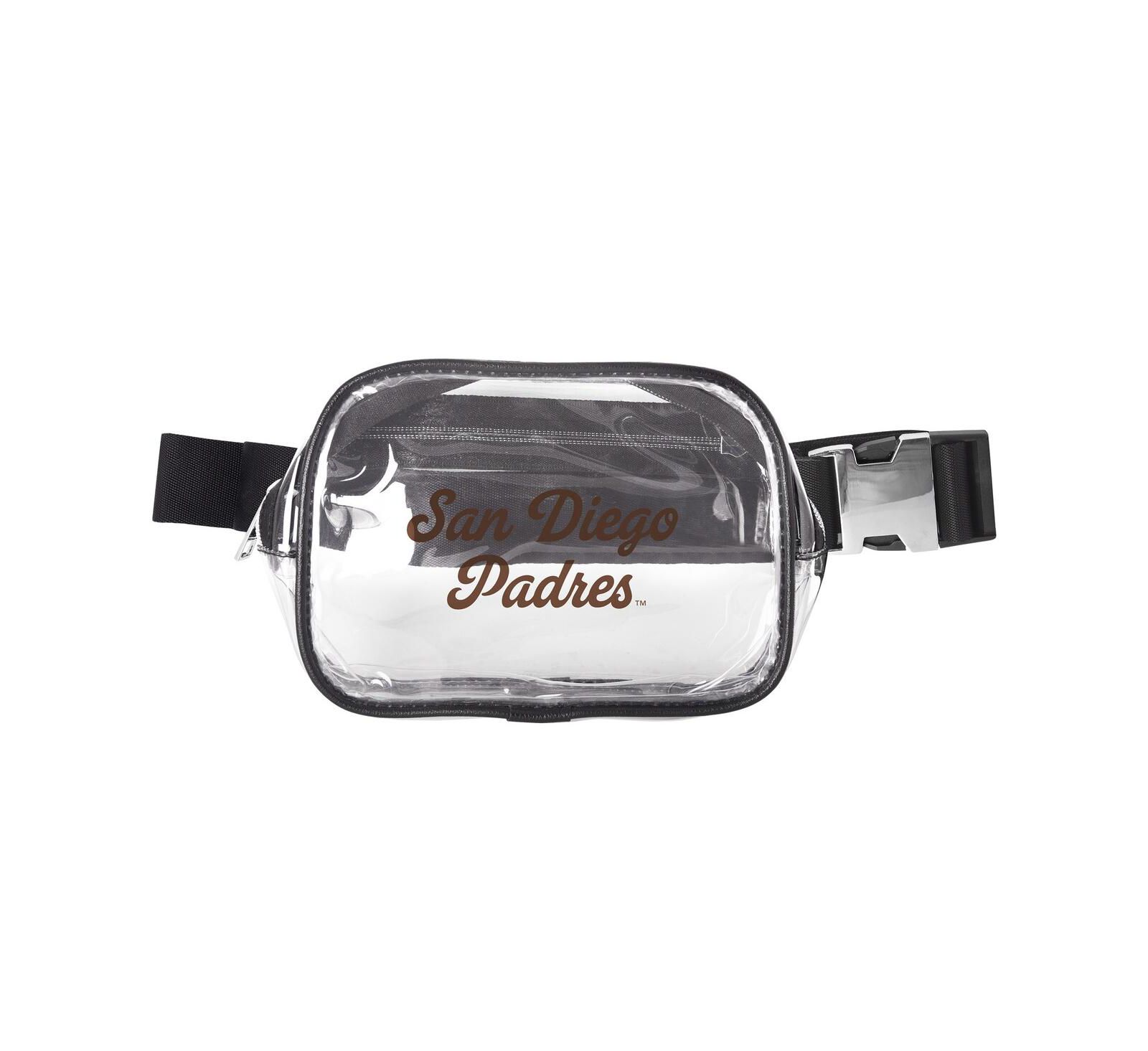 Logo Brands San Diego Padres Clear Belt Bag