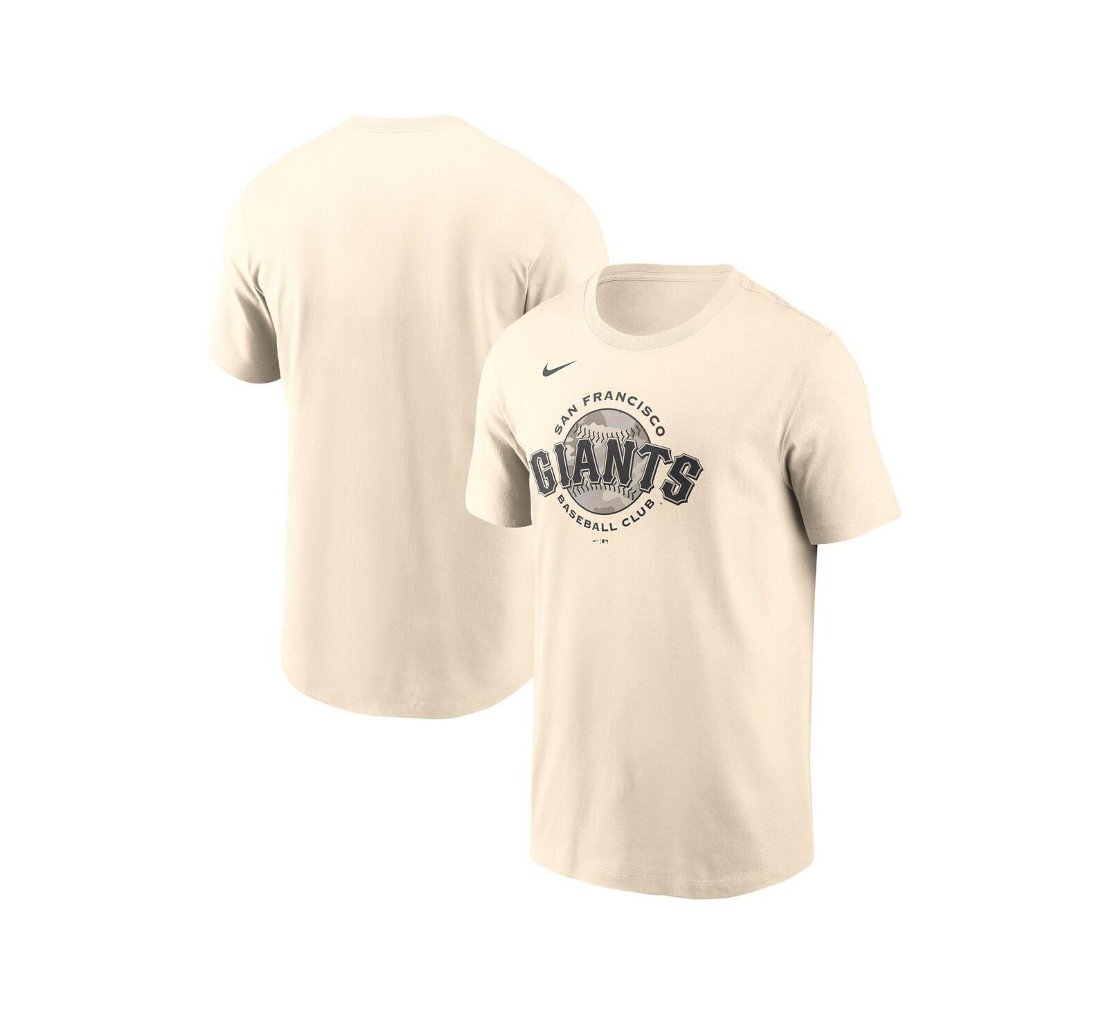 Футболка Nike Men's Cream San Francisco Giants Camo Logo