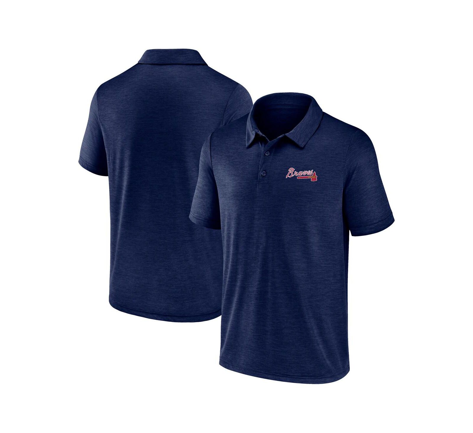Fanatics Поло рубашка Men's Navy Atlanta Braves Unstoppable