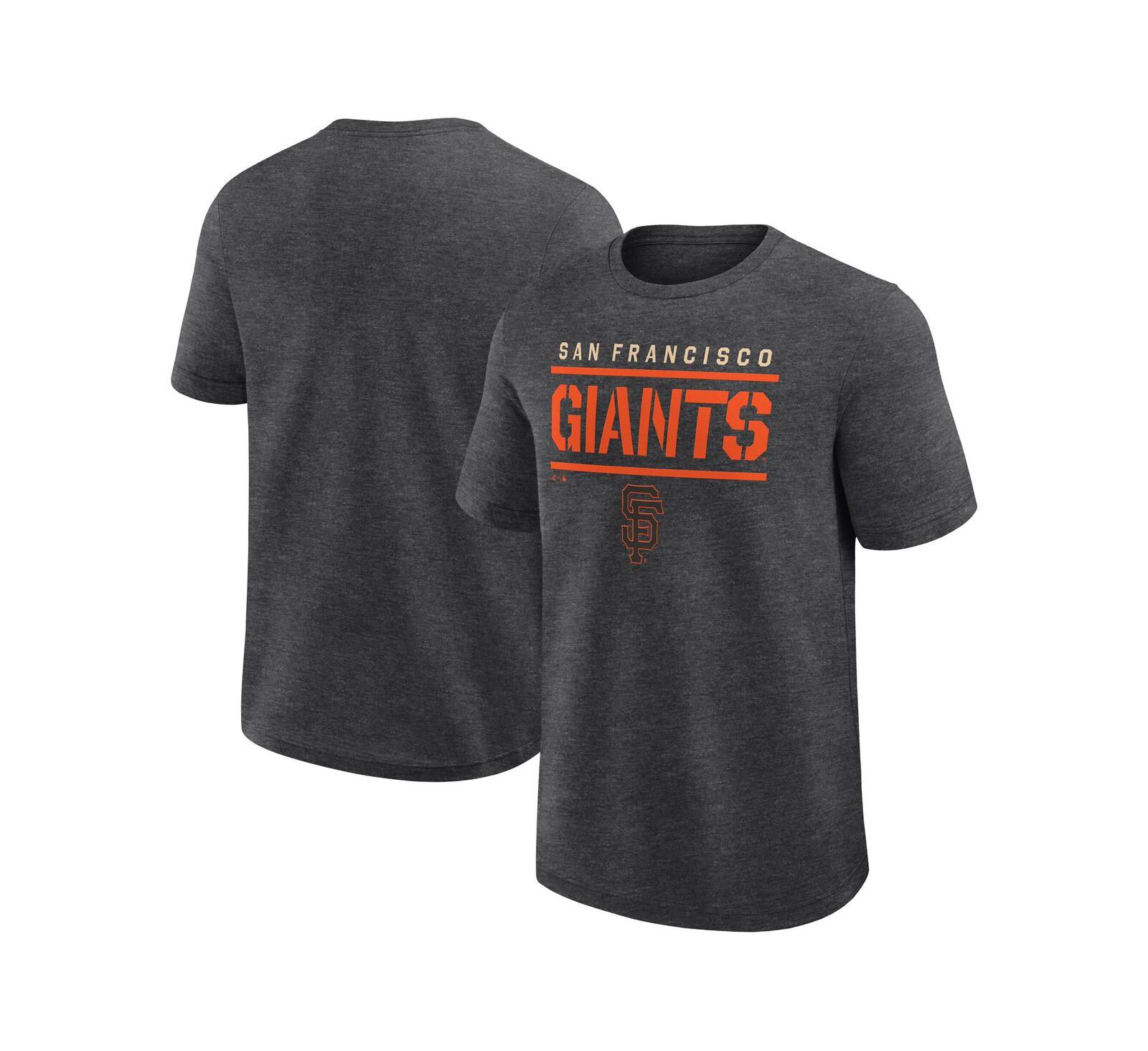 Мужская футболка Fanatics San Francisco Giants Top Notch, Heather Charcoal