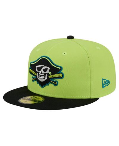 Мужская кепка New Era Green Bradenton Marauders Copa de la Diversion 59FIFTY Fitted