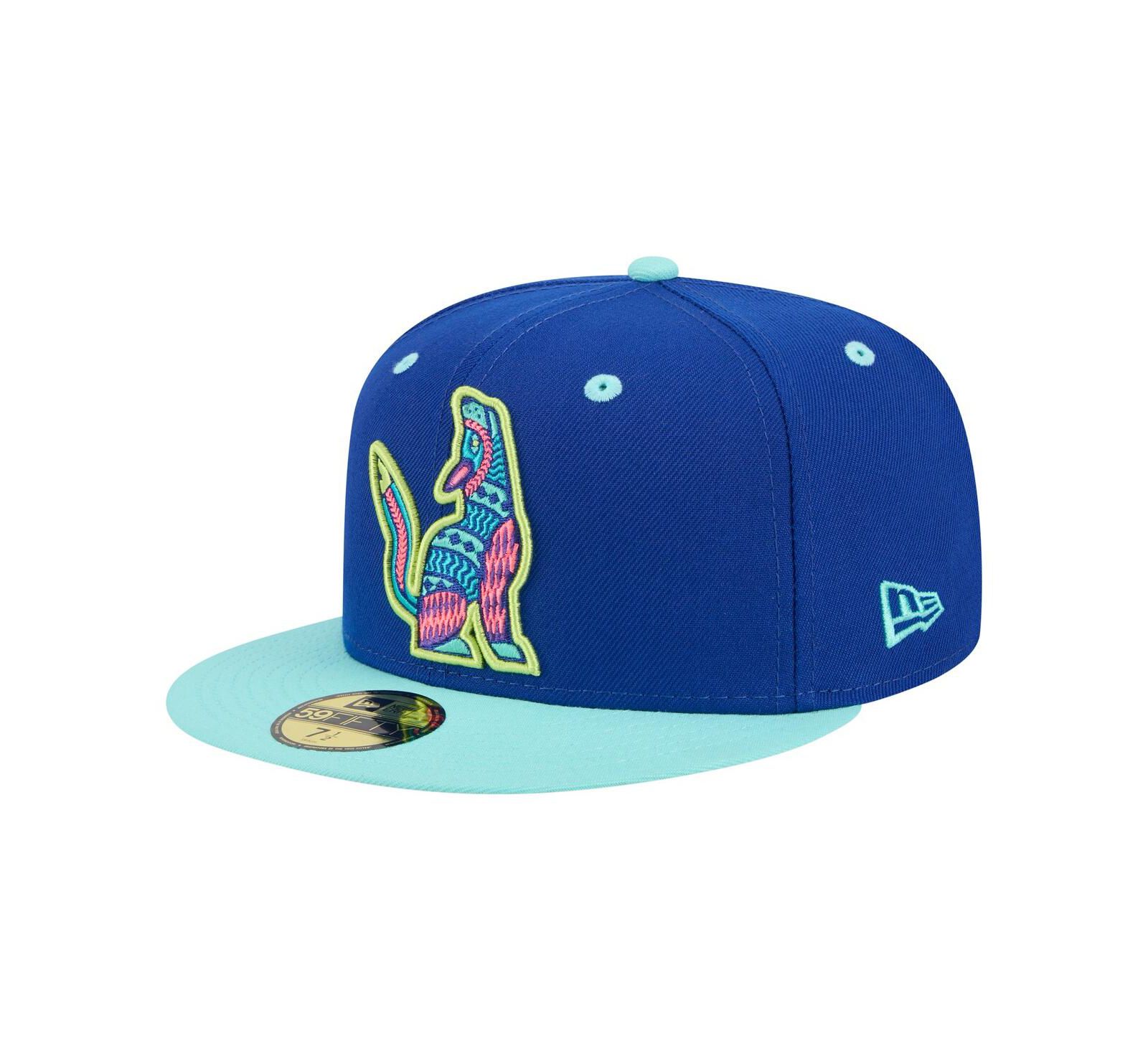 Мужская кепка New Era Blue Hillsboro Hops Copa de la Diversion 59FIFTY Fitted