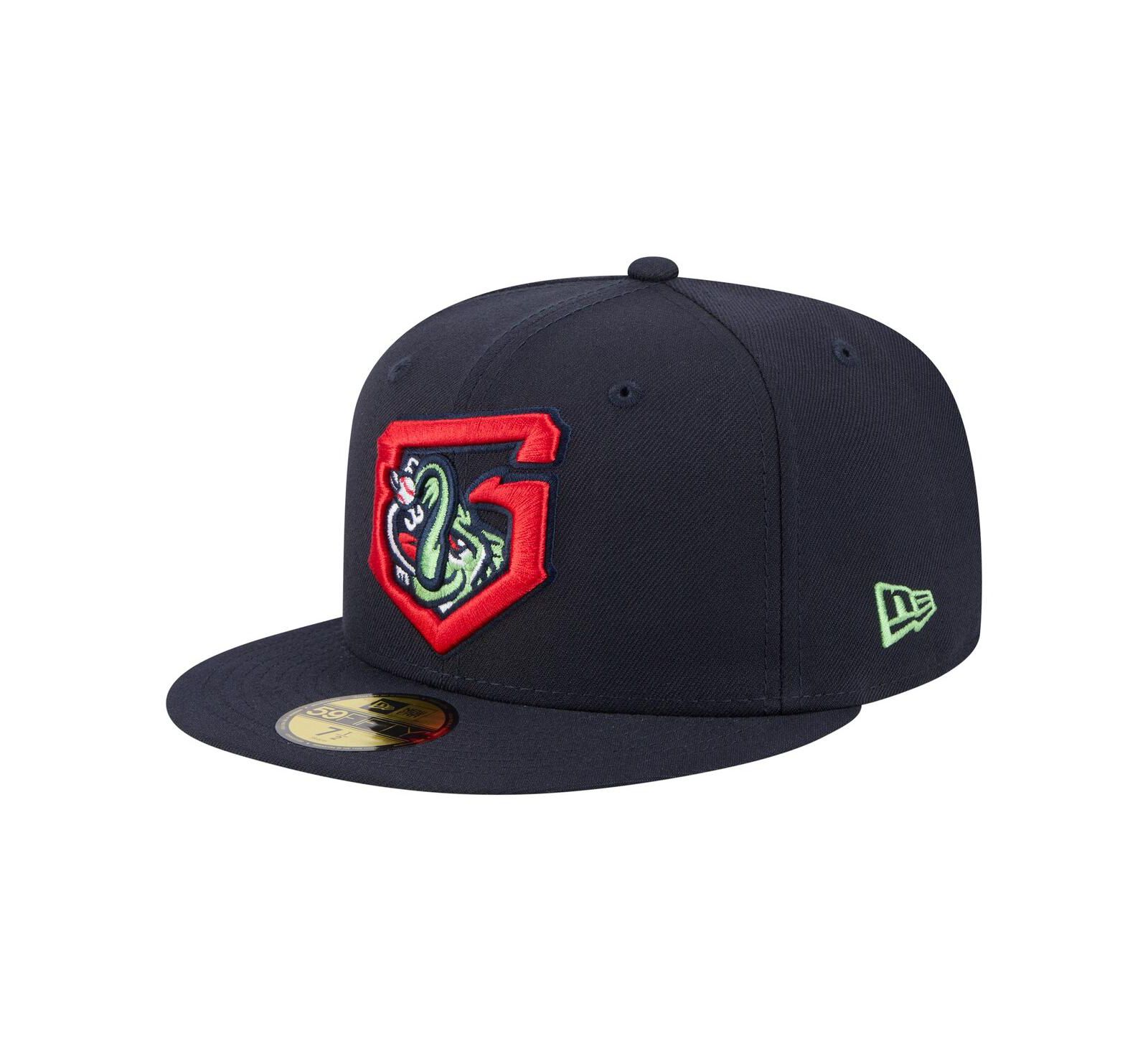 New Era Men's Navy Gwinnett Stripers Authentic Collection 59FIFTY Fitted Hat