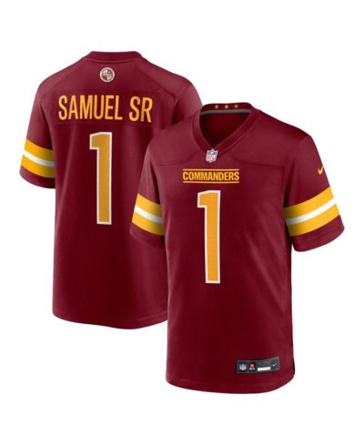 Nike Men's Deebo Samuel Sr Burgundy Washington Commanders Game Player Jersey