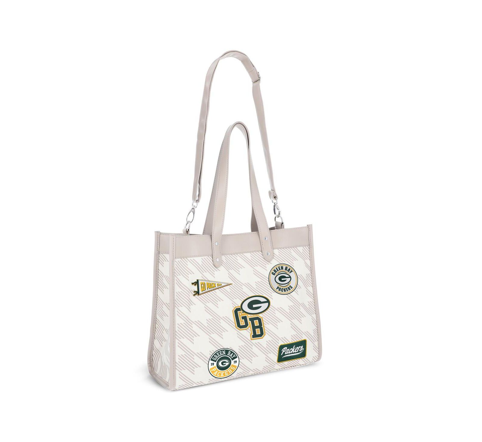 WEAR by Erin Andrews Green Bay Packers Patch Printed Tote Bag
